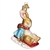 Peter Rabbit On Sled Ornament