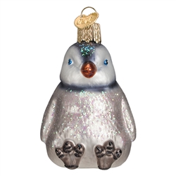 Sitting Penguin Chick Ornament