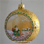 Patricia Breen Christmas Ornaments | Historical Christmas Barn | Wilton CT