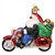 Biker Santa Ornament