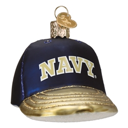 Navy Baseball Cap Ornament